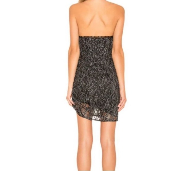 H:ours Mae Metallic Mini Dress‎ nwt - Picture 3 of 5